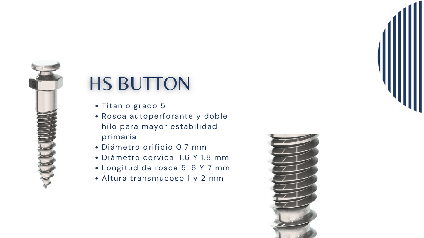 Mini Implante Interradicular HS Button