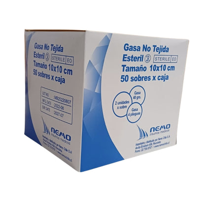 Gasa no tejida estéril