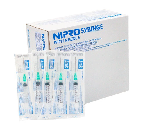 Jeringa 21Gx1 1/2 Luer Lock 100 uds, Nipro