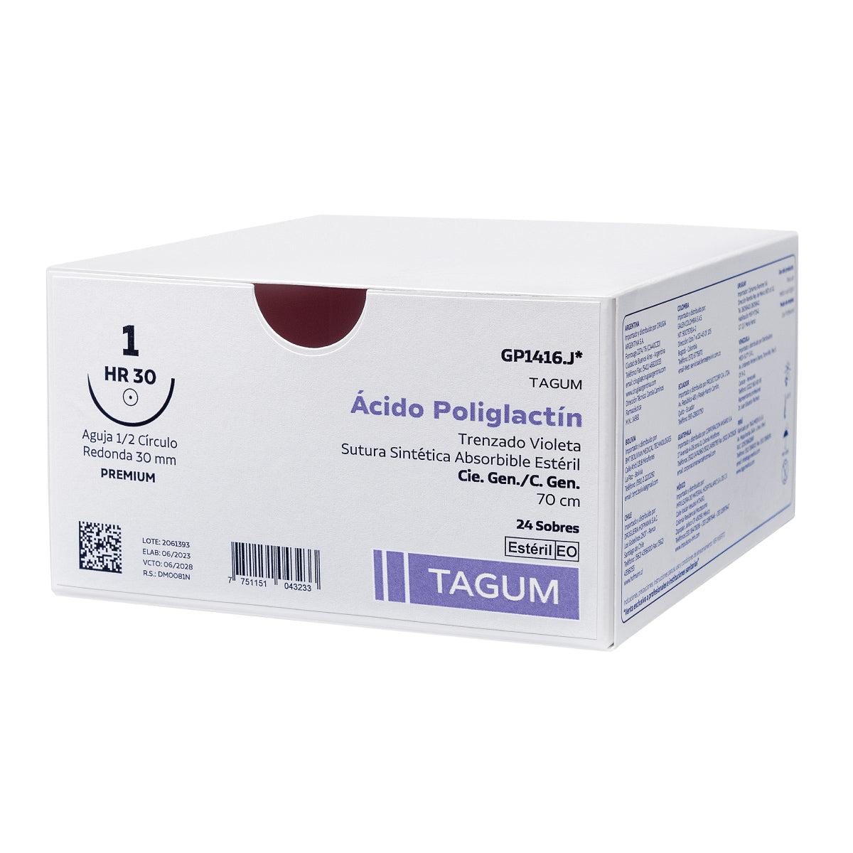 Sutura Ácido Poliglicólico TAGUM