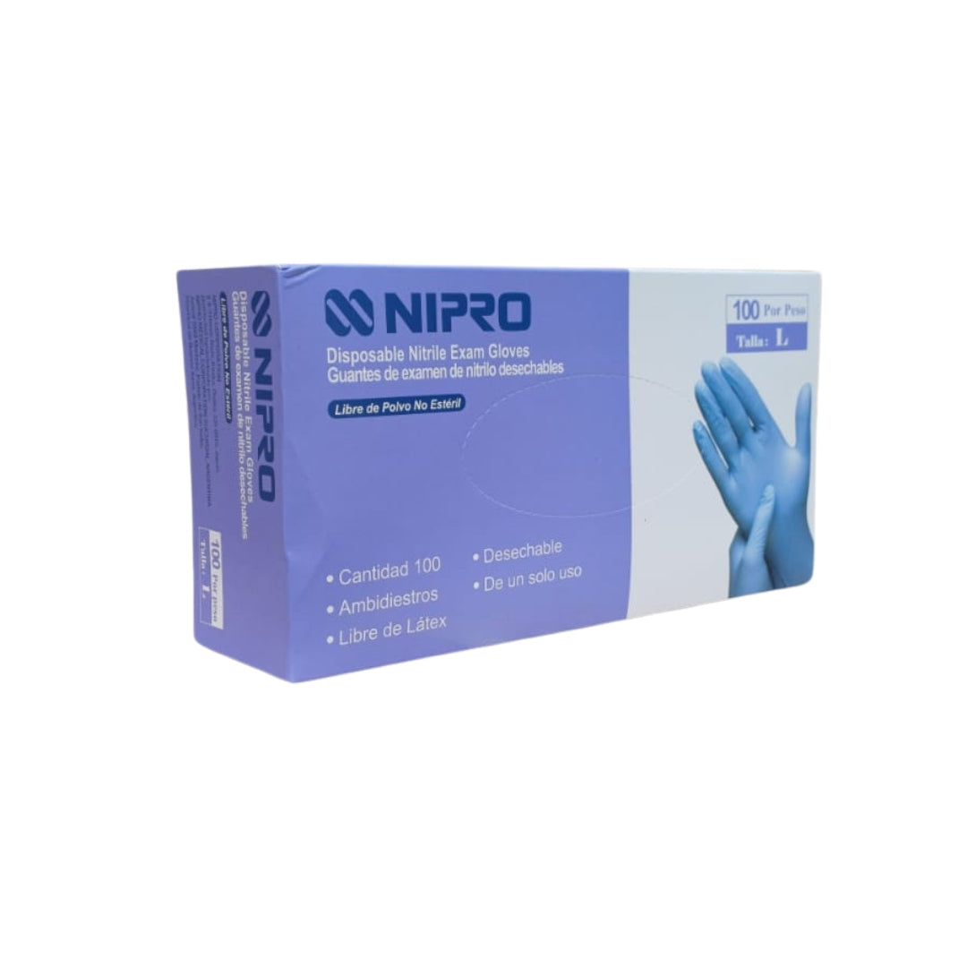 Guantes de Nitrilo sin polvo